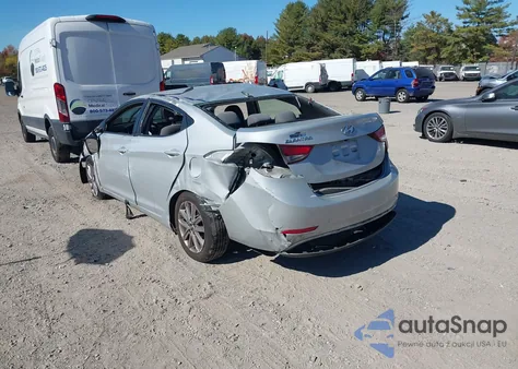 2015 Hyundai Elantra Se from USA, damaged, VIN 5NPDH4AE3FH583364